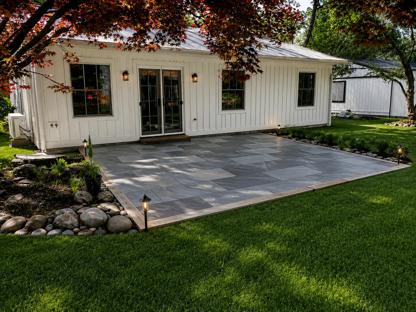 Patio after renovation