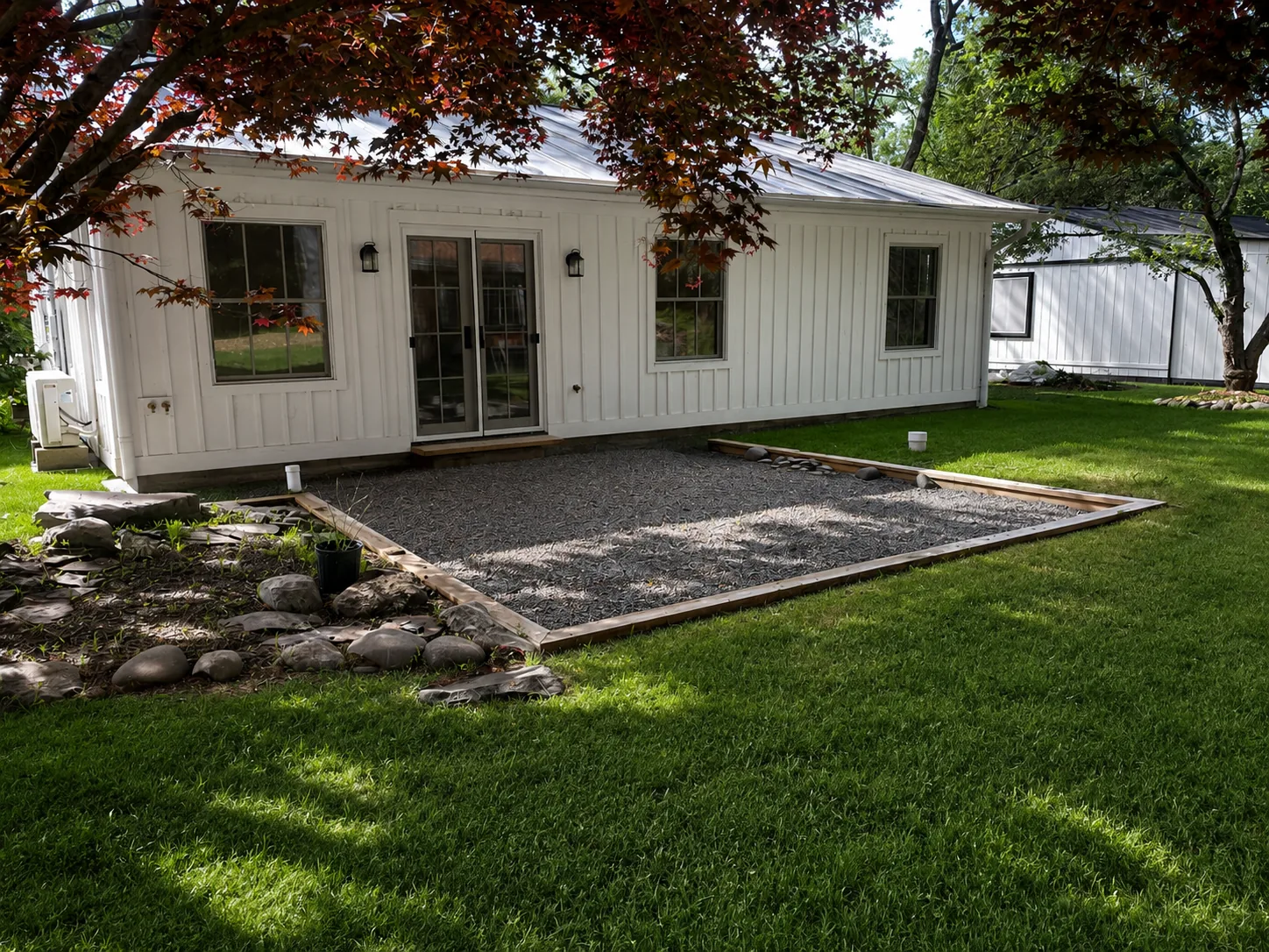 Patio before renovation