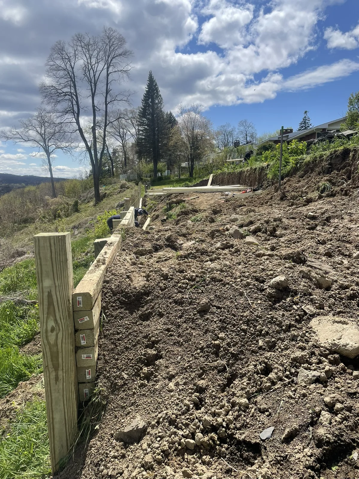 Wall and layout work