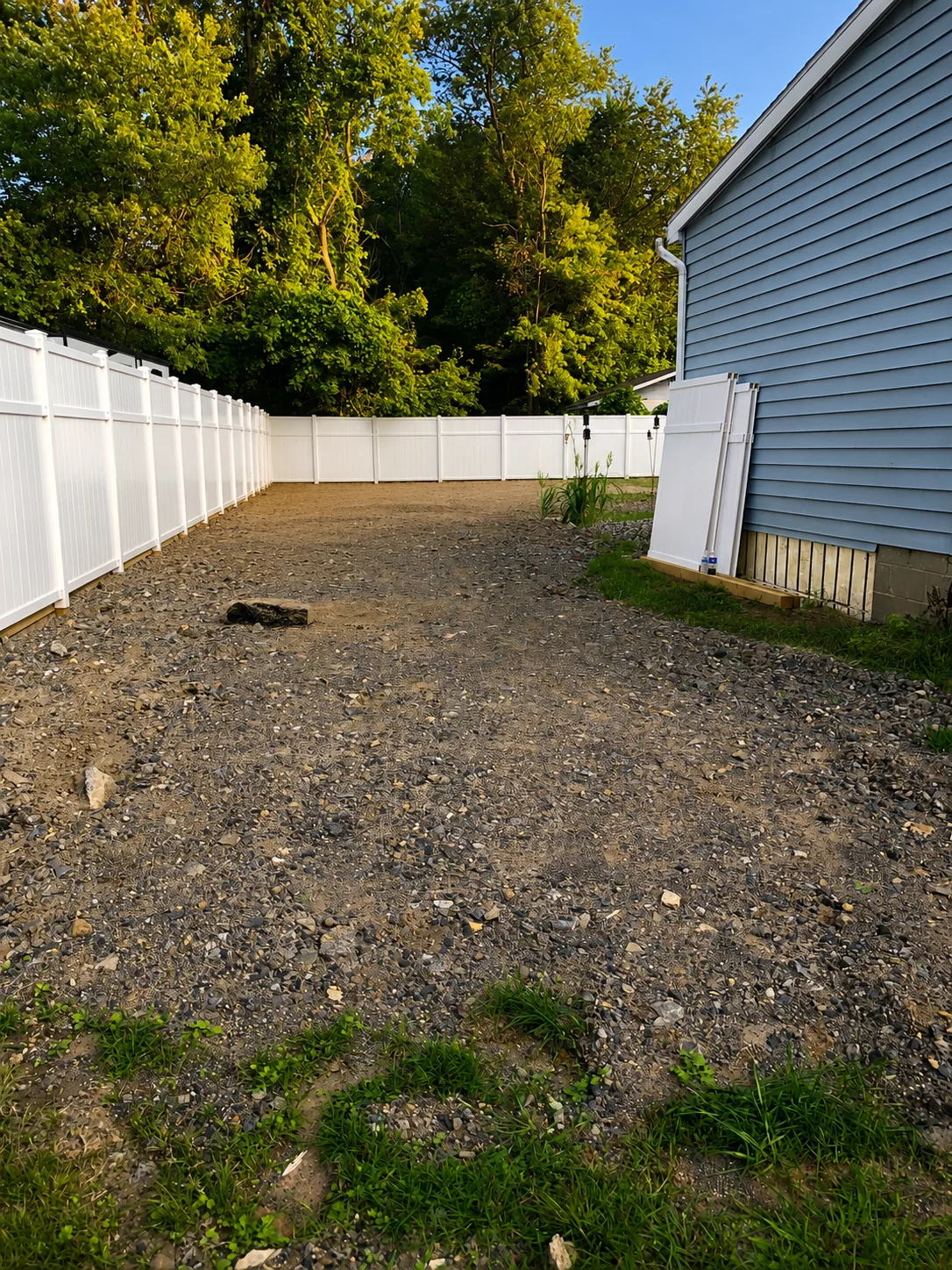 Lawn installation before project in Kingston NY